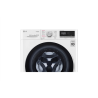 LG Washing machine F4WN408S0 Energy efficiency class D, Front loading, Washing capacity 8 kg, 1400 RPM, Depth 56 cm, Width 60 cm, Display, LED touch screen, Steam function, Direct drive, Wi-Fi, White