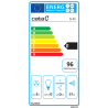 CATA | Hood | G-45 X | Energy efficiency class E | Canopy | Width 51 cm | 390 m³/h | Slider control | Inox | LED