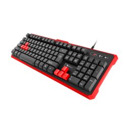 GENESIS RHOD 110 Gaming Keyboard, US Layout, Wired, Red Genesis | RHOD 110 | Gaming keyboard | US | Wired | Red, Black | 1.7 m | NKG-0939