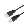 Logilink | CU0009B | USB-A to USB-A USB-B male | USB-A male