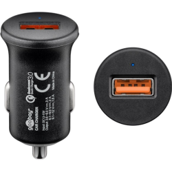 Goobay Quick Charge QC3.0 USB car fast charger USB 2.0 Female (Type A), Cigarette lighter Male | 45162