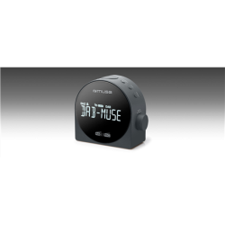 Muse M-185 CDB DAB/DAB+ DUAL Alarm Clock Radio, Portable, Black | M-185CDB