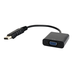 Cablexpert DisplayPort to VGA adapter cable, Black Cablexpert | AB-DPM-VGAF-02