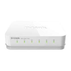 D-Link | Switch | GO-SW-5G/E | Unmanaged | Desktop | 10/100 Mbps (RJ-45) ports quantity | 1 Gbps (RJ-45) ports quantity 5 | SFP ports quantity | PoE ports quantity | PoE+ ports quantity | Power supply type External | month(s)