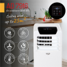 Adler Air conditioner AD 7916 Number of speeds 2, Fan function, White, 9000 BTU/h
