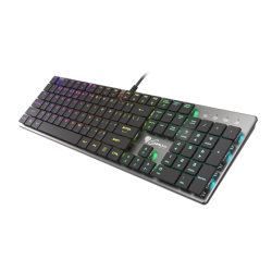 GENESIS THOR 420 Gaming Keyboard, US Layout, Wired, Silver | Genesis | THOR 420 | Gaming keyboard | RGB LED light | US | Silver | Wired | 1.65 m | NKG-1587
