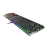GENESIS THOR 420 Gaming Keyboard, US Layout, Wired, Silver | Genesis | THOR 420 | Gaming keyboard | RGB LED light | US | Silver | Wired | 1.65 m