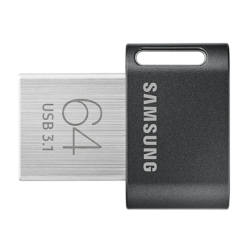 Samsung FIT Plus MUF-64AB/APC 64 GB USB 3.1 Black/Silver