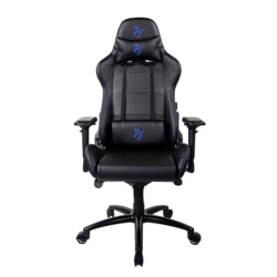Arozzi Gaming Chair, Verona Signature PU, Black/Blue Logo | VERONA-SIG-PU-BL