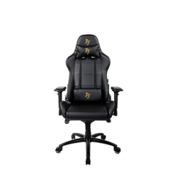 Arozzi Gaming Chair, Verona Signature PU, Black/Golden Logo | VERONA-SIG-PU-GD