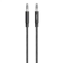 Belkin Metallic AUX Cable MIXIT UP Black | AV10164bt04-BLK