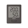 Duux | Black | LCD display | Hygrometer + Thermometer | Sense