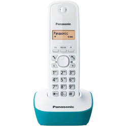 Panasonic | Cordless phone | KX-TG1611FXC | Built-in display | Caller ID | White | Conference call | Wireless connection