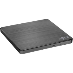 H.L Data Storage | Ultra Slim Portable DVD-Writer | GP60NB60 | Interface USB 2.0 | DVD±R/RW | CD read speed 24 x | CD write speed 24 x | Black | Desktop/Notebook | GP60NB60.AUAE12B