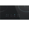 Candy Hob CH64BVT Vitroceramic, Number of burners/cooking zones 4, Touch control, Timer, Black