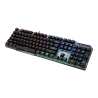 MSI | GK50 Elite | Gaming keyboard | RGB LED light | US | Wired | Black/Silver