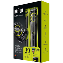 Braun Beard Trimmer BT3041 Operating time (max) 60 min, Number of shaver heads/blades 1, Black/Green, Wet & Dry