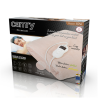 Camry Electric blanket CR 7423 Number of heating levels 8 Number of persons 1 Washable Coral fleece 60 W Beige