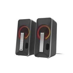 Genesis | Computer Speaker | Helium 100BT RGB | Bluetooth | Silver/Black | Ω | Gaming Speakers | Wireless connection | NCS-1635