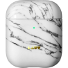 LAUT HUEX ELEMENTS for AirPods 1/2 Marble White, Polycarbonate, Charging Case, Shockproof, scratch-resistant