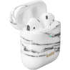 LAUT HUEX ELEMENTS for AirPods 1/2 Marble White, Polycarbonate, Charging Case, Shockproof, scratch-resistant
