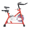 WNQ F1-318M1 Home Use Spin Bike, 8 Gear, Friction mechanism, 110 kg, Chain Driven, Bright Red, LCD display