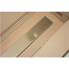 SALE OUT. Bosch Handle strip DSZ4655 For all 60cm wide Hoods, Stainless steel, DAMAGED PACKAGING, DENT