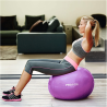 PROIRON Exercise Yoga Ball Balance Ball, Diameter: 55 cm, Thickness: 2 mm, Purple, PVC