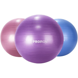 PROIRON Exercise Yoga Ball Balance Ball, Diameter: 75 cm, Thickness: 2 mm, Purple, PVC | PRO-YJ01-2