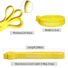 PROIRON Assisted Pull up Band Exercise Band, 208 x 2.2 x 0.45 cm, Resistance Level: Light (18-31 kg), Yellow, 100% Natural Latex