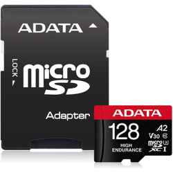 ADATA AUSDX128GUI3V30SHA2-RA1 Memory Card 128 GB MicroSDXC Flash memory class 10 Adapter