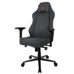 Arozzi Gaming Chair Primo Woven Fabric  Black/Grey/Red logo | PRIMO-WF-BKRD