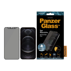 PanzerGlass | Apple | For iPhone 12/12 Pro | Glass | Black | Case Friendly | Privacy glass | P2711