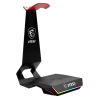 MSI | Black/Red | Headset Stand + Wireless Charger | Immerse HS01 COMBO | Wired | N/A