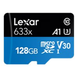 Lexar | High-Performance 633x | UHS-I | 128 GB | micro SDXC | LSDMI128BB633A