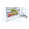 Bosch | KIS87AFE0 | Serie 6 Refrigerator | Energy efficiency class E | Built-in | Combi | Height 177 cm | Fridge net capacity 209 L | Freezer net capacity 63 L | Display | 36 dB | White