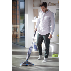 Bissell Mop SpinWave  Cordless operating, Washing function, Operating time (max) 20 min, Lithium Ion, 18 V, Blue/Titanium | 2240N
