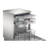 Free standing | Dishwasher | SMS4HVI33E | Width 60 cm | Number of place settings 13 | Number of programs 6 | Energy efficiency class D | Display | AquaStop function | Silver