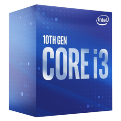 Intel i3-10100F, 3.6 GHz, LGA1200, Processor threads 8, Packing Retail, Processor cores 4, Component for PC | BX8070110100F