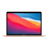 Apple | MacBook Air | Gold | 13.3 " | IPS | 2560 x 1600 | Apple M1 | 8 GB | SSD 256 GB | Apple M1 7-core GPU | GB | Without ODD | macOS | 802.11ax | Bluetooth version 5.0 | Keyboard language Russian | Keyboard backlit | Warranty 12 month(s) | Battery warranty 12 month(s)