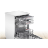 Free standing | Dishwasher | SMS4HVW33E | Width 60 cm | Number of place settings 13 | Number of programs 6 | Energy efficiency class D | Display | AquaStop function | White