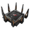 GT-AX11000 Tri-band WiFi Gaming Router | ROG Rapture | 802.11ax | 4804+1148 Mbit/s | 10/100/1000 Mbit/s | Ethernet LAN (RJ-45) ports 4 | Mesh Support Yes | MU-MiMO No | No mobile broadband | Antenna type 8xExternal | 2 x USB 3.1 Gen 1 | month(s)