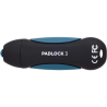 Corsair Secure Flash Drive with Keypad Padlock 3 32 GB, USB 3.0, Black/Blue