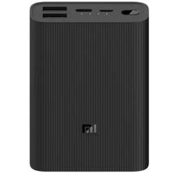 Xiaomi Mi Power Bank 3 Ultra Compact 10000 mAh, Black | BHR4412GL