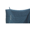Outwell Celebration Lux Double, Sleeping Bag, 225 x 140 cm,  2 way open - auto lock, L-shape, Blue