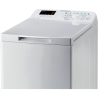 INDESIT Washing machine BTW S60300 EU/N Energy efficiency class D, Top loading, Washing capacity 6 kg, 1000 RPM, Depth 60 cm, Width 40 cm, Display, Digit, White