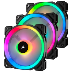 Corsair | LL Series Dual Light Loop RGB LED PWM Fan | LL120 RGB (pack of 3) | Case fan | CO-9050072-WW