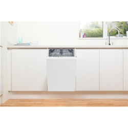 INDESIT Dishwasher DSIE 2B19 Built-in, Width 44.8 cm, Number of place settings 10, Number of programs 5, Energy efficiency class F, White