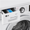 LG | F2J3WY5WE | Washing machine | Energy efficiency class E | Front loading | Washing capacity 6.5 kg | 1200 RPM | Depth 44 cm | Width 60 cm | Display | LED | Steam function | Direct drive | White