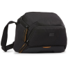 Case Logic | Shoulder bag | Viso Small Camera Bag | CVCS-102 | Black | Interior dimensions (W x D x H)  mm | Fits a compact DSLR with zoom lens or a mirrorless camera with 1-2 extra lenses; Articulating strap for comfortable side-body or cross-body sling use; Egg crate foam in camera compartment for added protection; Adjustable, padded divider to customize storage; Front panel organization includes mesh pockets and a key fob; Carry in comfort wit